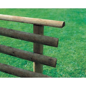 Halbrundholz Massivholz 8 cm x 300 cm x 3,5 cm