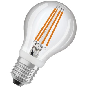 Osram LED-Speziallampe E27 in Kolbenform, 7,3W, 806lm. Energiesparende LED für Treppenhaus, Flur und Keller.