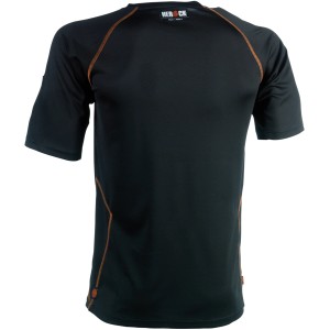 Schwarzes Herock T-Shirt Dionysus, kurzärmlig, Größe XL, ideal für Arbeitskleidung.