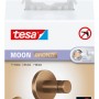 Tesa Handtuchhaken Moon, bronze, zur einfachen Montage ohne Bohren im Bad.