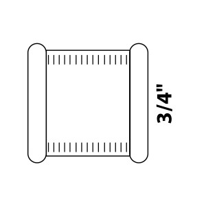Kirchhoff Doppelmuffe, 24,2 mm (3/4 IG), Chrom, Gewindefitting für Sanitär- und Heizungsinstallation.