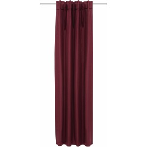 Marsala-farbener Schlaufenschal DimOut Uni, 245x135 cm, verdunkelnd für Fenster.