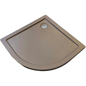 Sanotechnik Duschwanne Viertelkreis 90 cm x 90 cm Grau