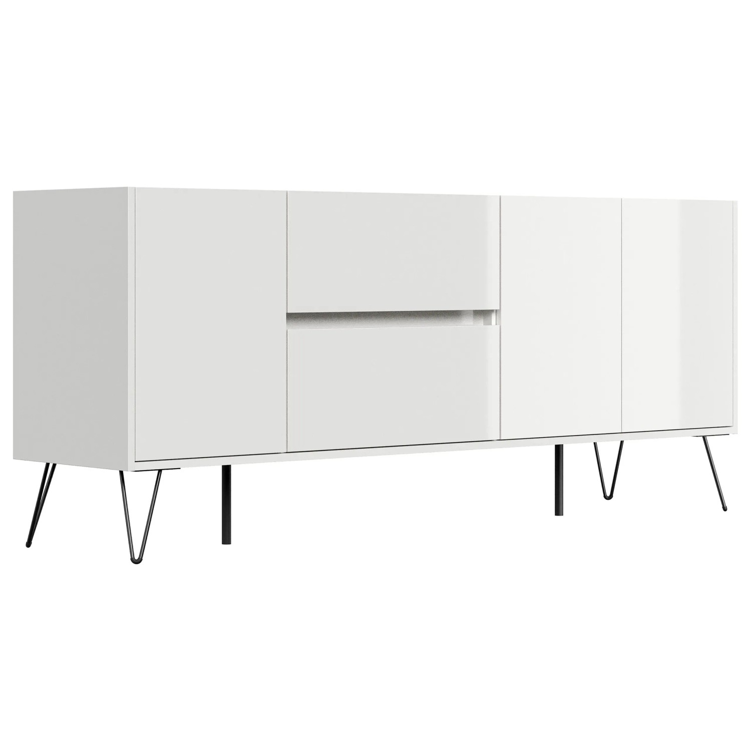 sideboard 180 cm breit weiß