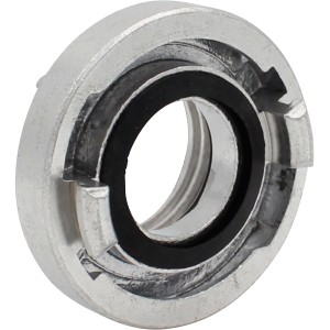 IBC Container Adapter C52 mit S60x6 Gewinde (DN 50) aus Aluminium.