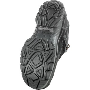 Sohle des schwarzen Herock Infinity Low Compo S3 Arbeitsschuhs, Größe 37.