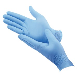 Nitril-Einweghandschuh Hygienic One 100 Stück Gr. 10 Blau