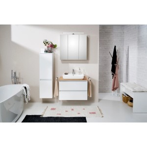 Pelipal Waschbeckenunterschrank Quickset 360 Weiß Glanz 78 cm