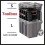 Einhell E-Case Werkzeugkiste Systemkoffer, stapelbar, robust, zur Aufbewahrung und Transport von Werkzeug.