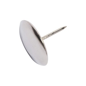 Metall Stuhlbeinnagel mit Stift, Ø 28mm, für Möbelgleiter und Oberflächenschutz.