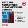 tesa® Insektenschutz Tür mit Alurahmen in Anthrazit, Clear View Gewebe für klare Sicht.