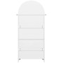 okwish Aufbewahrungsschrank mit Schubladen Türen Regal Wohnzimmer 70x35x180cm Weiß_10