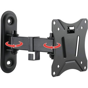 Schwaiger TV-Wandhalter Motion 2, neig- und schwenkbar, für Flachbildschirme bis 25 kg.