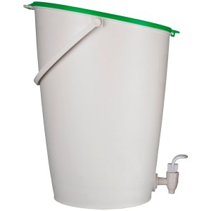 Urban Komposter, 15 l, grün: Kompostbehälter mit Zapfhahn zur Herstellung von Flüssigdünger.