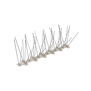 Taubenschutz Typ 2, 6-reihig, 333 mm lang, zur Taubenabwehr auf Dächern und Gesimsen.