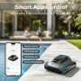 Aiper Scuba S1 Poolroboter mit App-Steuerung auf Poolrand. Komfortable Bedienung.