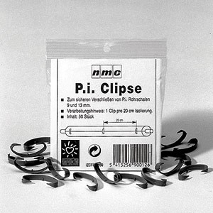 PI Clipse, 50 Stück, zur Montage von Climatube Rohrisolierung. Heizungsinstallation Zubehör.