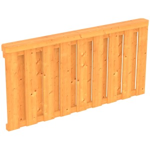 Skan Holz Deckelschalung Brüstung Douglasie für Pfostenabstand 170 cm
