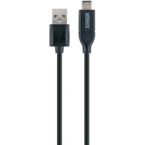 Schwaiger USB 3.1 Adapterkabel, USB-C auf USB-A Stecker, zum Verbinden von Geräten.