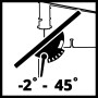Symbol für Neigungsverstellung (-2° bis 45°) der Einhell TC-SB 200/1 Bandsäge.