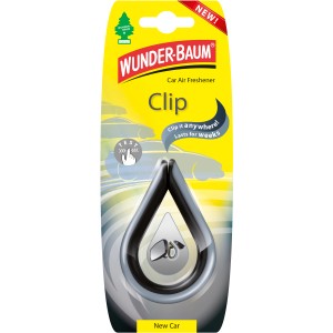 Wunderbaum Clip New Car, Auto-Lufterfrischer mit Duft nach Neuwagen.