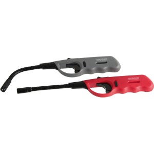 Fackelmann Flammengasanzünder flexibel, 2er-Set in Rot und Grau, mit langem, flexiblem Hals.