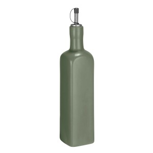 Schöner Wohnen Öl- & Essigspender Olivia, 0,6 l, Olive, aus Keramik für die Küche.