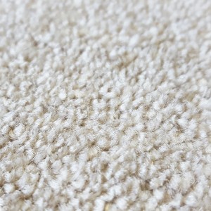 Detailaufnahme: Andiamo Teppichboden Amsterdam in Beige, Frisee-Optik.