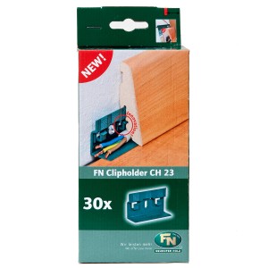 Leistenclips (30 Stk.) für Sockelleisten, zur unsichtbaren Befestigung von Laminat & Parkett.
