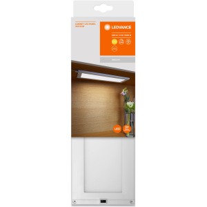 Ledvance LED-Unterbauleuchte Cabinet Panel, 30x10 cm, Aluminium, Warmweiß