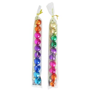 Weinachtskugeln 10 Stück Multicolor Ø 2,5 cm