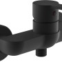 Schütte Duscharmatur Denver, schwarz-matte Einhebel-Mischbatterie für die Dusche.