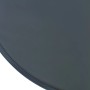 Detailansicht: Runde Tischplatte aus Glas, anthrazitfarben, vom Balkon-Set Rivadavia.