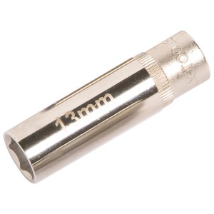 LUX Stecknuss 13 mm lang Comfort, Sechskant, Chrom-Vanadium-Stahl, für Schlüssel & Abzieher.