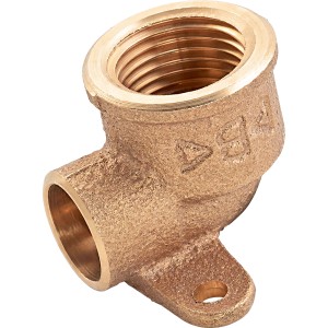 Löt-Wandscheibe 36 mm Rotguss