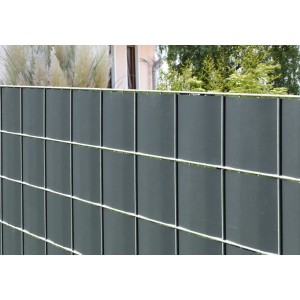 Floraworld  Folienstreifen Sichtschutz für Einstabmatten Anthrazit 20,5 m x 24cm