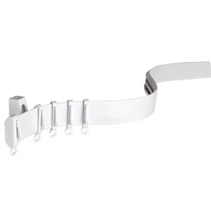 Gardinia Gardinen-Clip-Gleiter, 20er Pack, für Gardinenschienen, weiße Kunststoff-Ausführung.