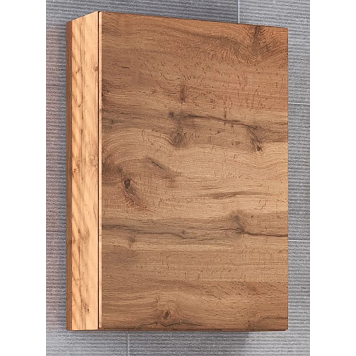 Held Möbel Bad-Hängeschrank Verona, 40 cm, Wotaneiche-Optik. Badschrank zur Wandmontage.