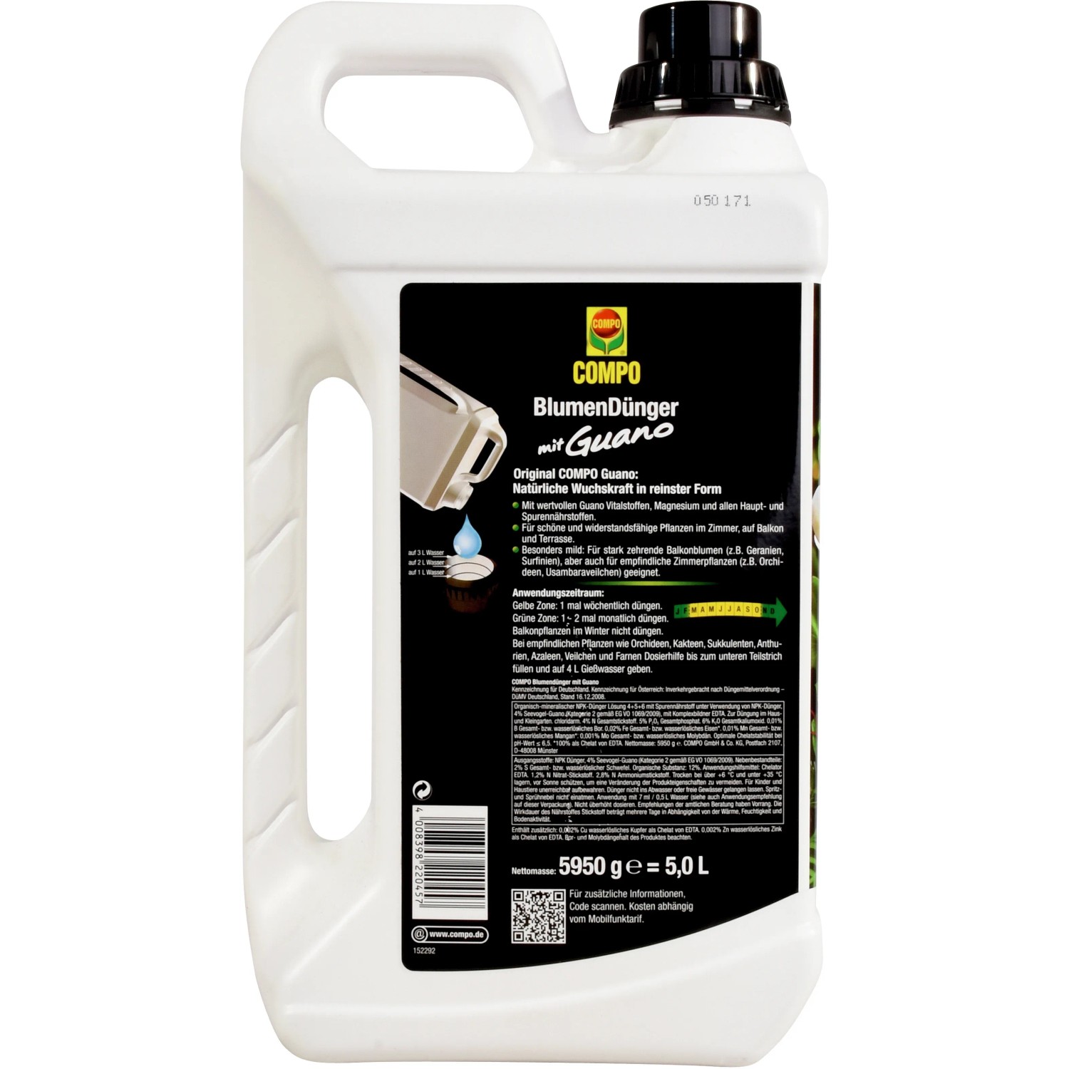 Compo Blumendnger mit Guano 5 l kaufen bei OBI