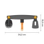 Fiskars Dachrinnenreiniger OneClick Orange-Schwarz_5
