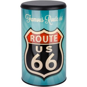Wenko Wäschetruhe & Badhocker Vintage Route 66 60 cm x 35,5 cm x 35,5 cm