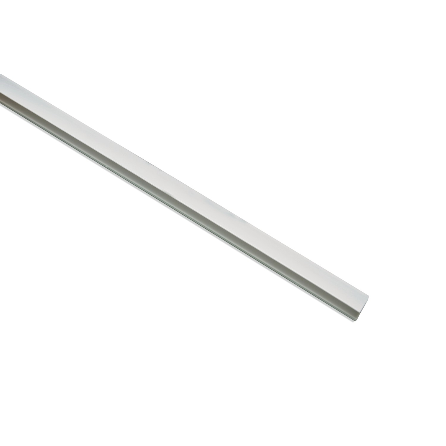 Gardinia Seitenprofil, weiß, 150cm, 2er-Pack für Rollos zur seitlichen Abdunkelung.