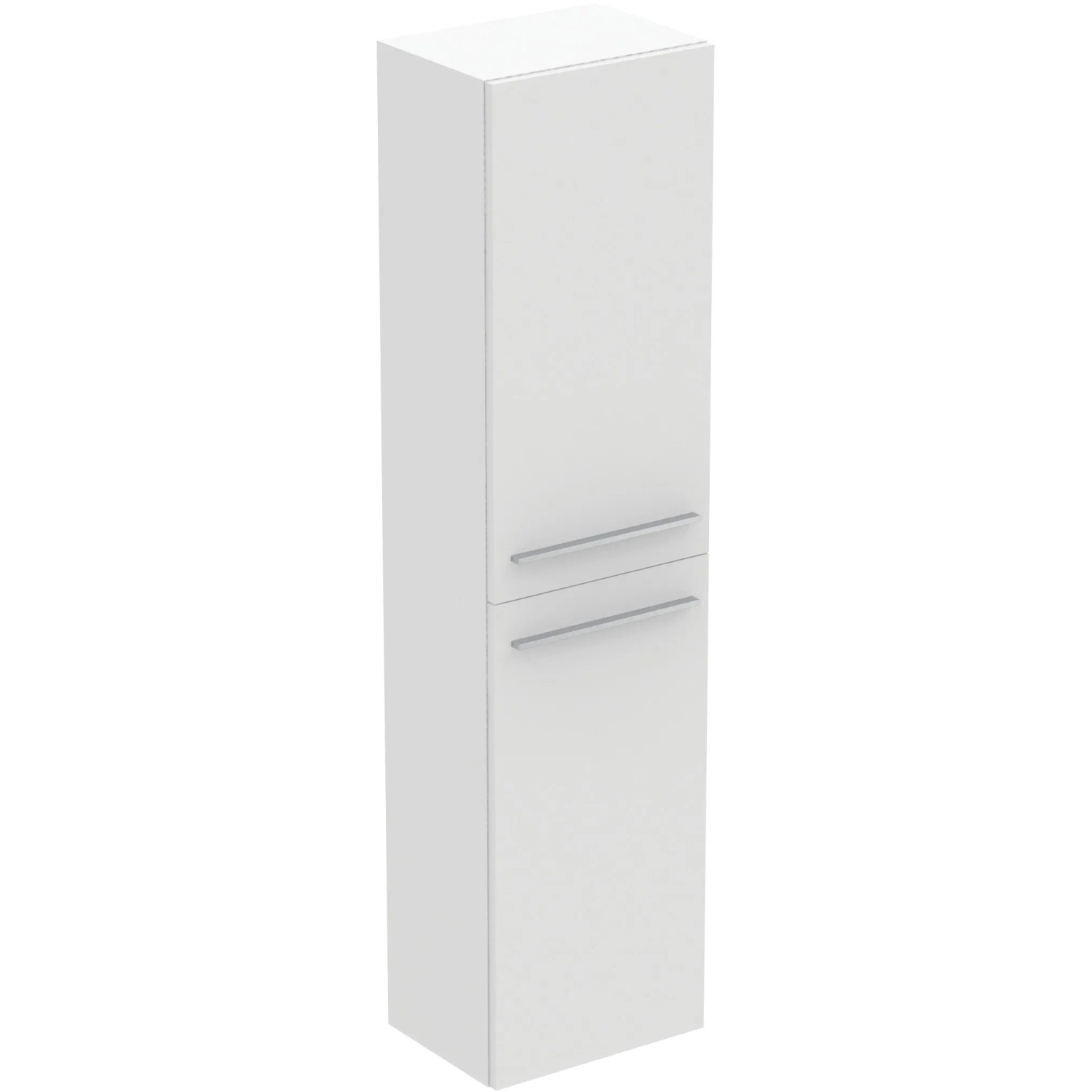 Ideal Standard Bad-Hochschrank i.life A, weiß hochglanz, 30 cm breit. Badezimmerschrank für mehr Stauraum.