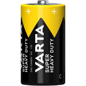 Varta Superlife C Batterie, 2er-Pack, zuverlässige Energie für Geräte.