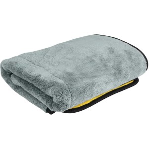 Graues APA Premium Microfaser Trockentuch XXL, 60x80 cm, für Autopflege.