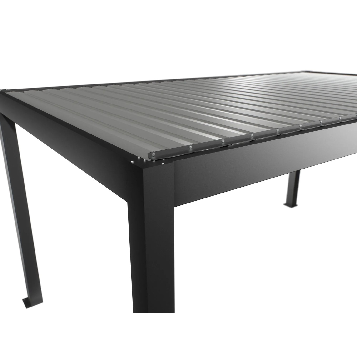 Biohort Pergola 5 m x 3 m Dunkelgrau-Silber_2