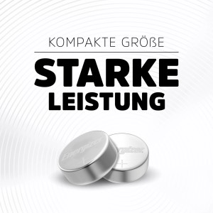 Energizer 389/390 Silberoxid Knopfzelle für Uhren und Elektronikgeräte, 1 Stück.