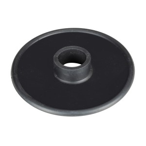 Wenko Kunststoffabdeckung für WC-Bürste Schwarz