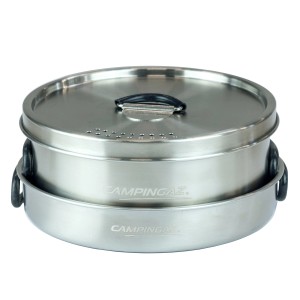 Campingaz Trekking-Geschirrset 3-teilig Silber-Schwarz