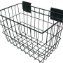 Ar Shelving Stahlgitterkorb Rivet, anthrazitgrau, zur Montage an Rivet Regalen.